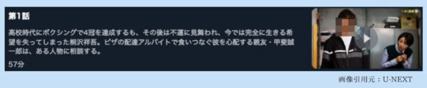 ドラマ 未来への10カウント配信 U-NEXT 無料視聴