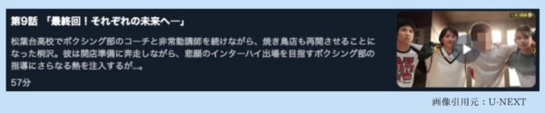 ドラマ 未来への10カウント配信 U-NEXT 無料視聴